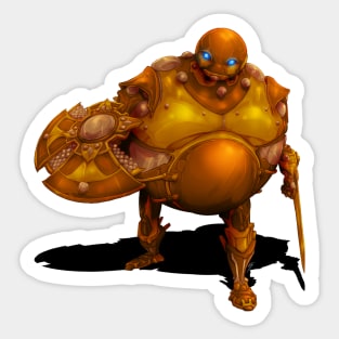 Potbellied Warforged Sticker